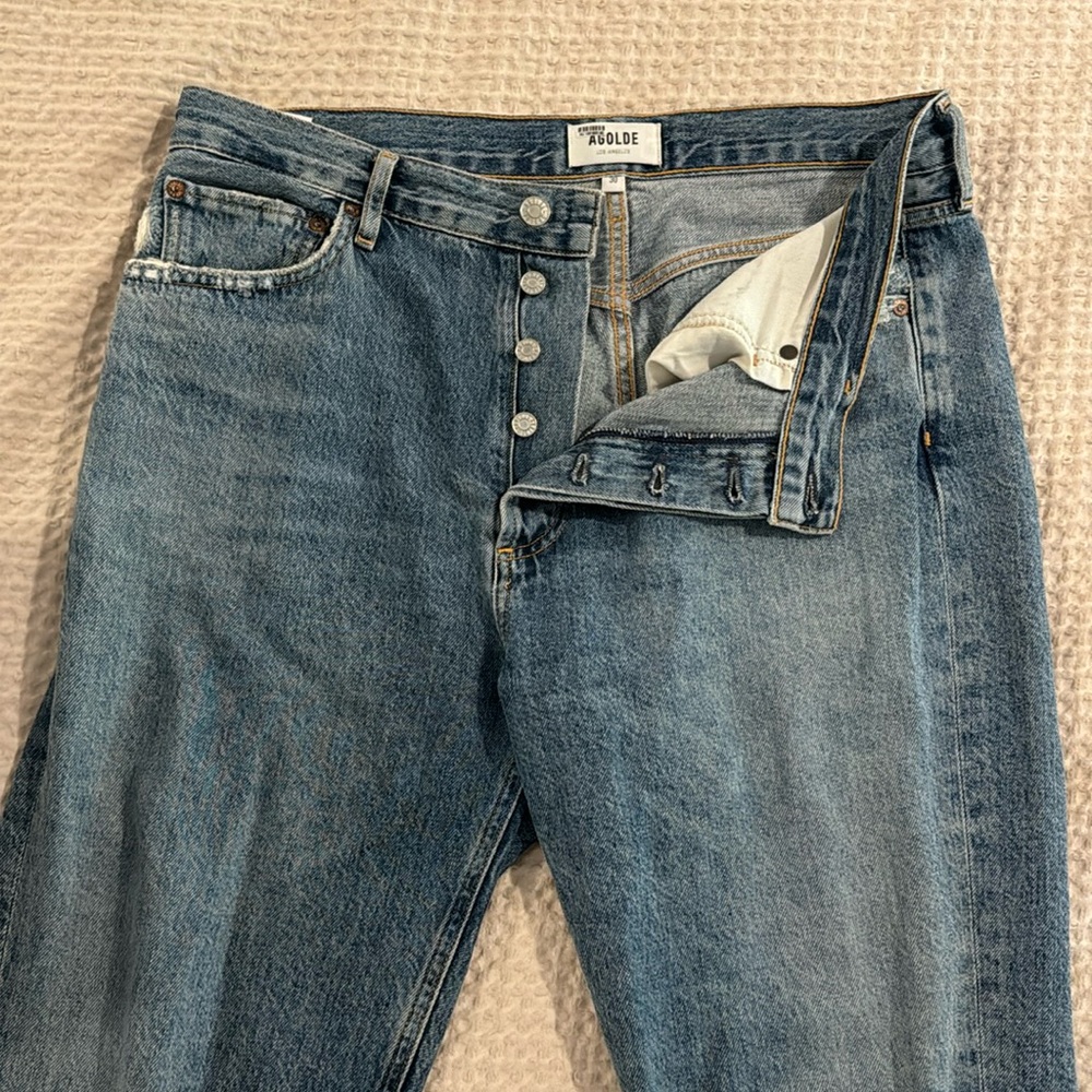 Agolde high rise Riley crop jeans. Size 30, like new